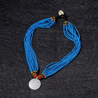 Bead & Coin Work Handmade Baiga Tribal Necklace