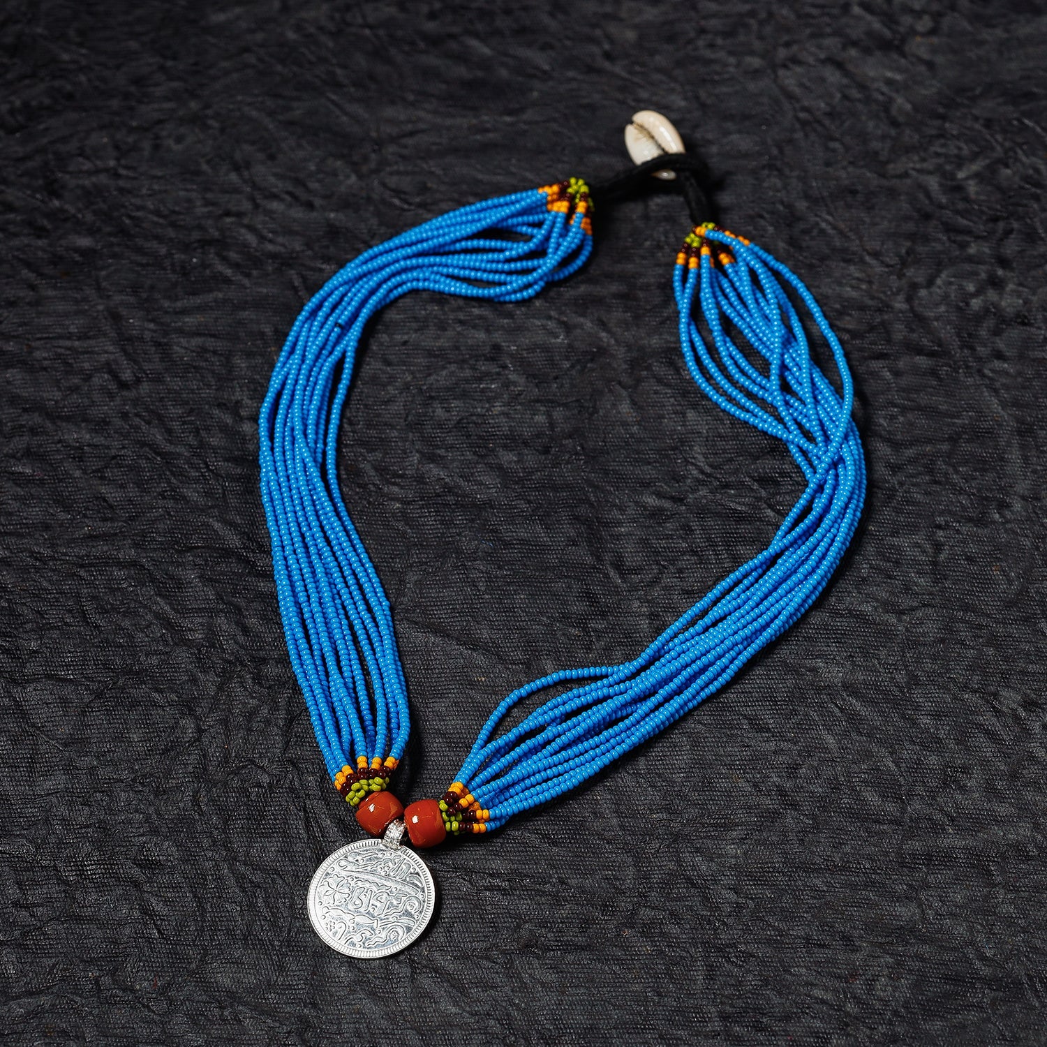 Bead & Coin Work Handmade Baiga Tribal Necklace