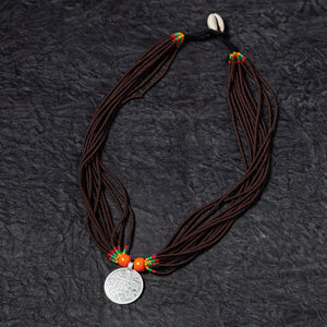 Bead & Coin Work Handmade Baiga Tribal Necklace