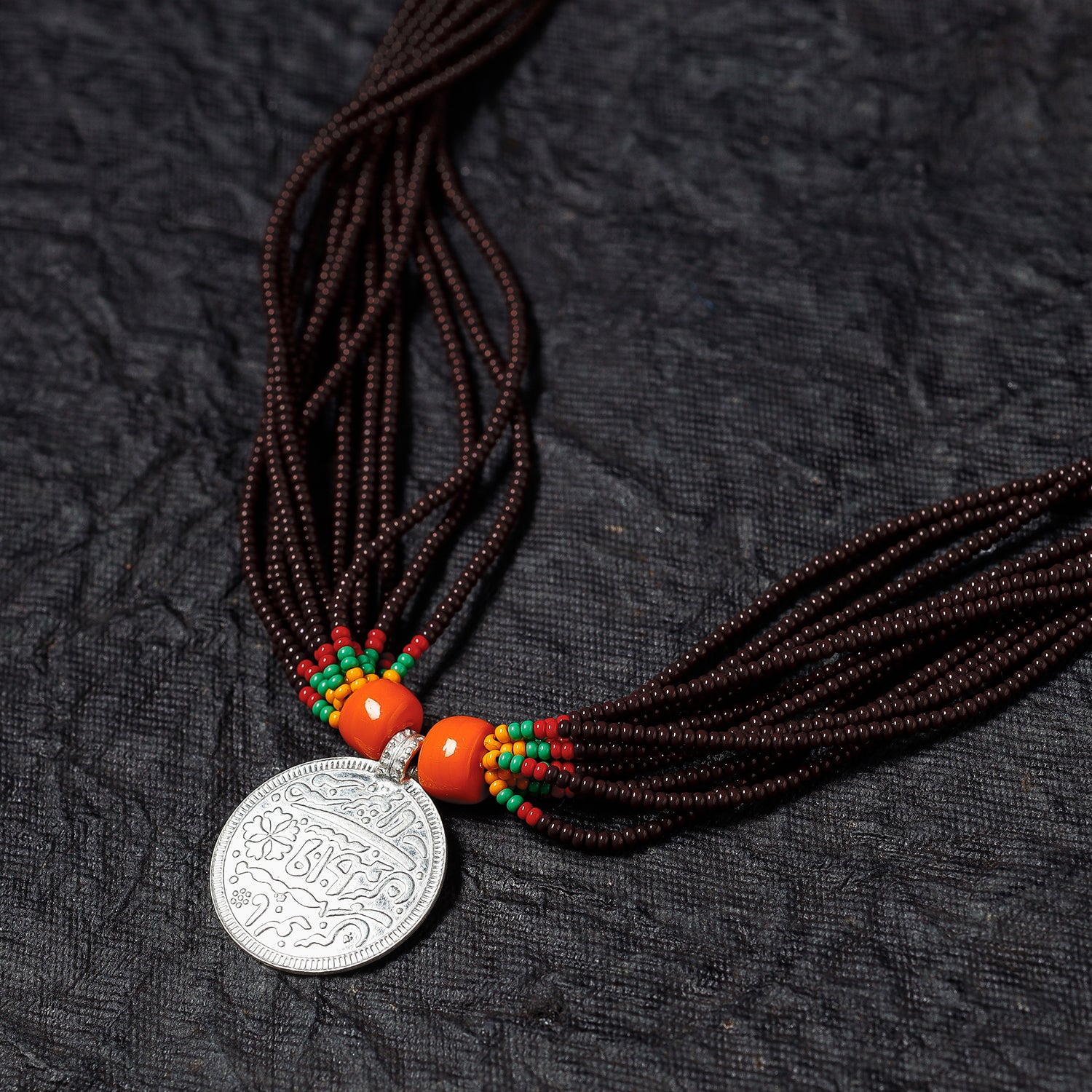Bead & Coin Work Handmade Baiga Tribal Necklace