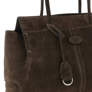 Tod's Medium Suede Shopping Bag