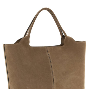 Tod's Small To Medium Suede Shopping Bag