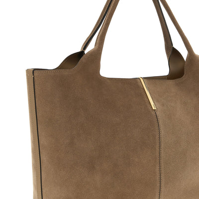 Tod's Small To Medium Suede Shopping Bag