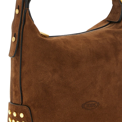 Tod's Gommini Mini Suede Shoulder Bag