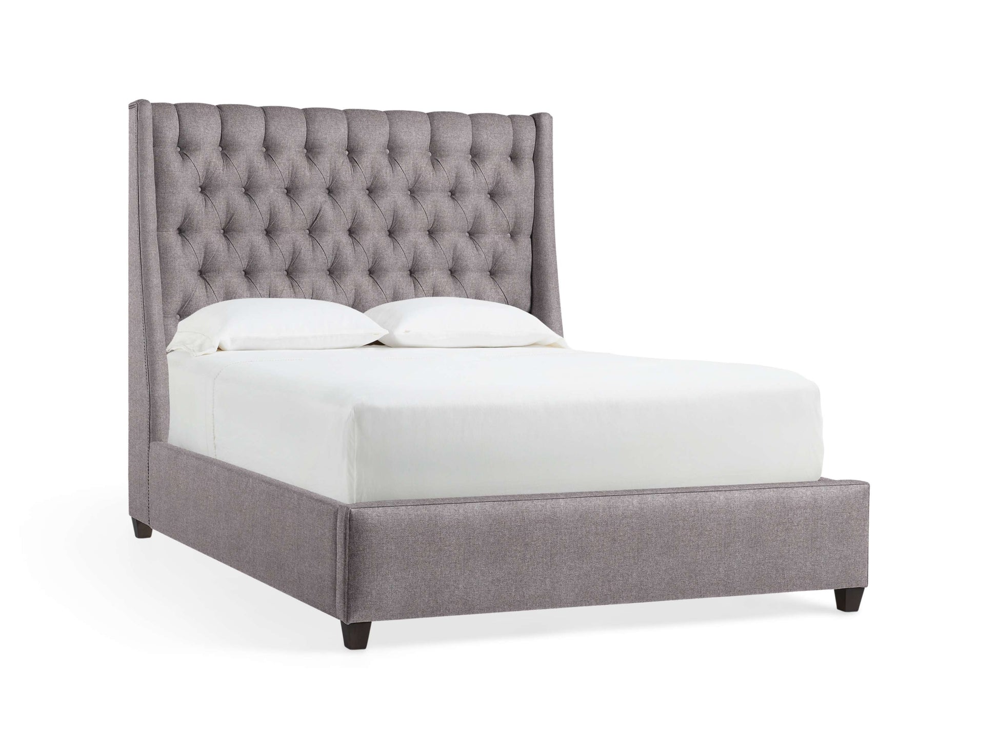 Devereaux Tufted Bed in Plush Linen