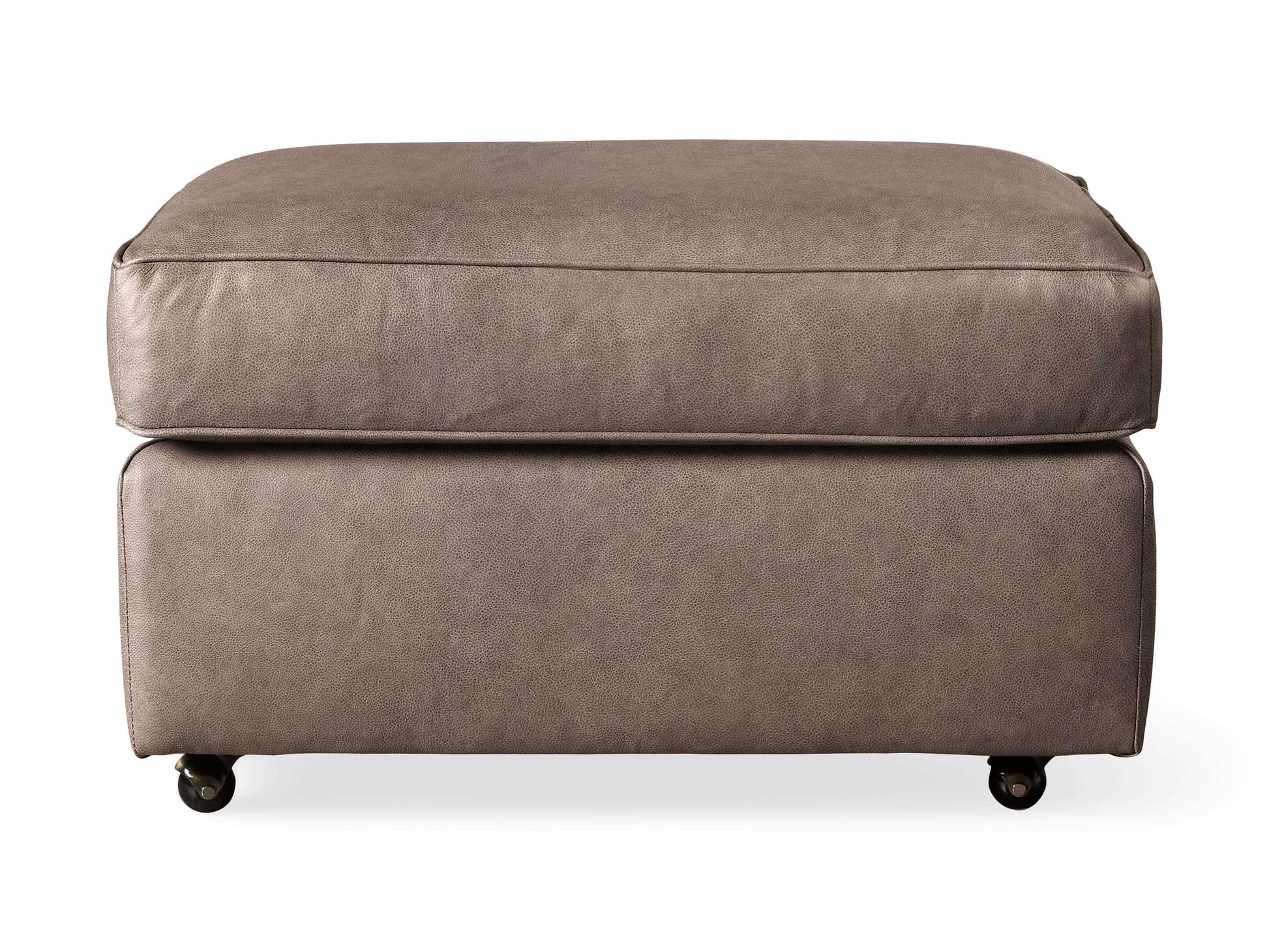 Filmore Leather Ottoman