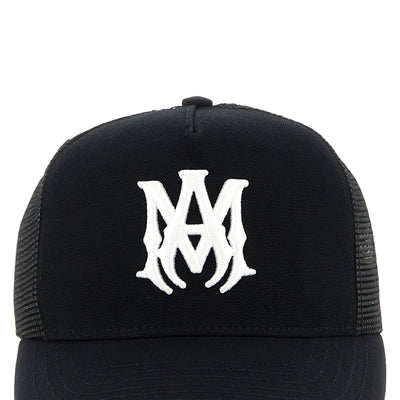 Amiri Ma Logo Trucker Hat With Mesh