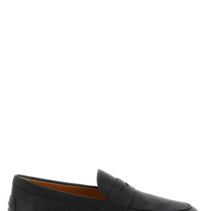 Tod's Hammered Leather Loafers