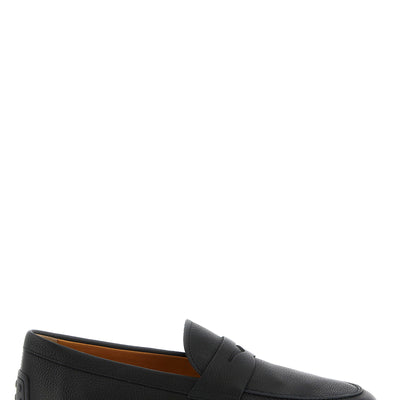 Tod's Hammered Leather Loafers