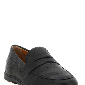 Tod's Hammered Leather Loafers