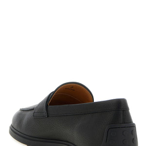 Tod's Hammered Leather Loafers