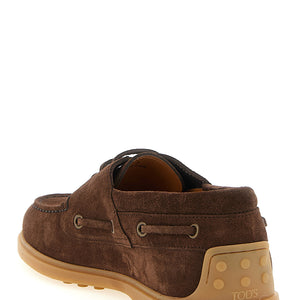 Tod's Suede Boat Shoe