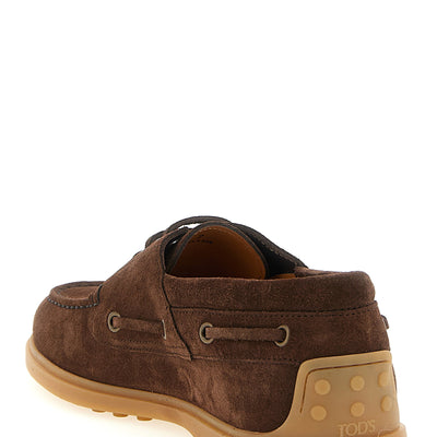 Tod's Suede Boat Shoe