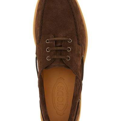 Tod's Suede Boat Shoe