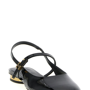 Tod's Mary Jane Patent Ballet Flats
