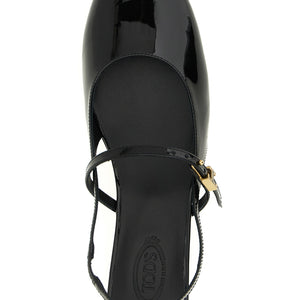 Tod's Mary Jane Patent Ballet Flats