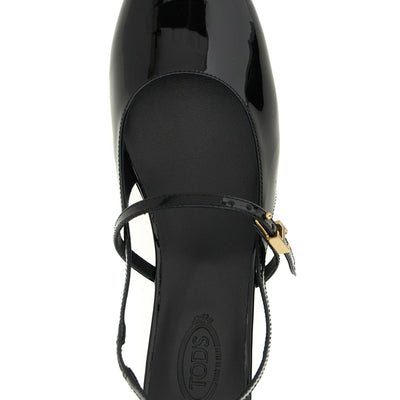 Tod's Mary Jane Patent Ballet Flats