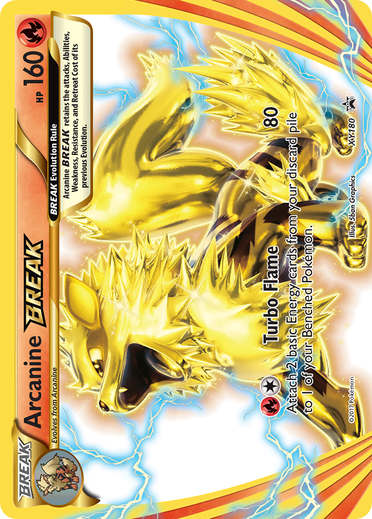 Arcanine BREAK - XY180 - Promo