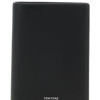 Tom Ford Hammered Leather Passport Holder