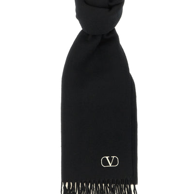 Cashmere Scarf Valentino Garavani With Fringes