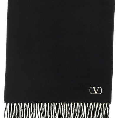 Cashmere Scarf Valentino Garavani With Fringes