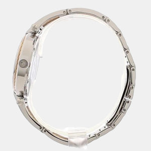 CableBijou Women Quartz White Dial Analog Stainless Steel Watch Y56003L1MF