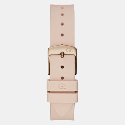 CableBijou Women Quartz White Dial Analog Silicone Watch Y56005L1MF