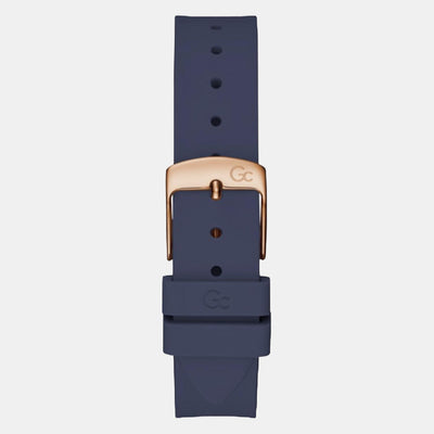 CableBijou Women Quartz Blue Dial Analog Silicone Watch Y56008L7MF