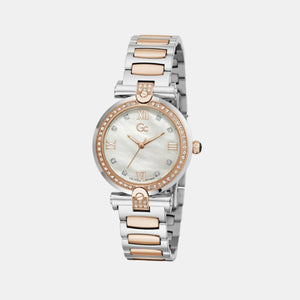 Fusion Women's Women Quartz White Dial Analog Stainless Steel Watch Y96004L1MF