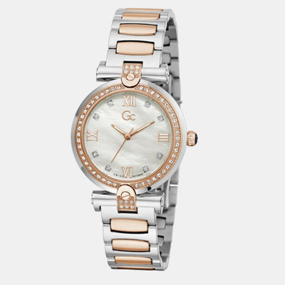 Fusion Women's Women Quartz White Dial Analog Stainless Steel Watch Y96004L1MF