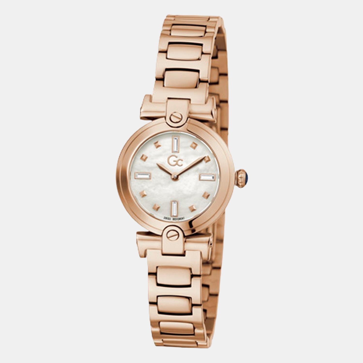 Fusion Women's Women Quartz White Dial Analog Stainless Steel Watch Y97002L1MF