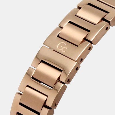Coussin Shape Lady Women Quartz White Dial Analog Stainless Steel Watch Y98002L1MF