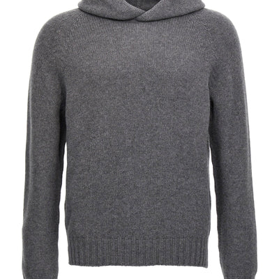 Ma'ry'ya Wool Hooded Sweater