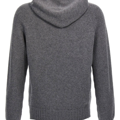 Ma'ry'ya Wool Hooded Sweater