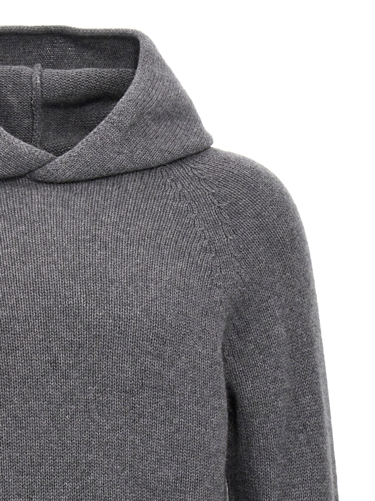 Ma'ry'ya Wool Hooded Sweater