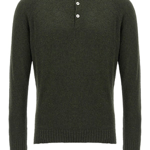 Ma'ry'ya Bouclé Cotton Polo Shirt