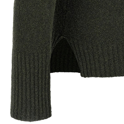 Ma'ry'ya Bouclé Cotton Polo Shirt