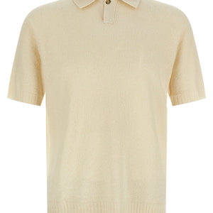 Ma'ry'ya Spongy Effect Polo Shirt