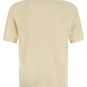 Ma'ry'ya Spongy Effect Polo Shirt