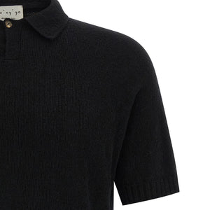 Ma'ry'ya Spongy Effect Polo Shirt