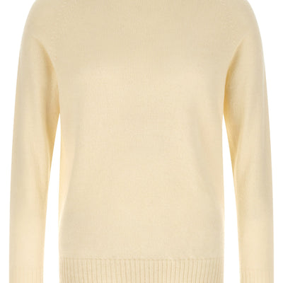 Ma'ry'ya Crew-neck Sweater With Slits