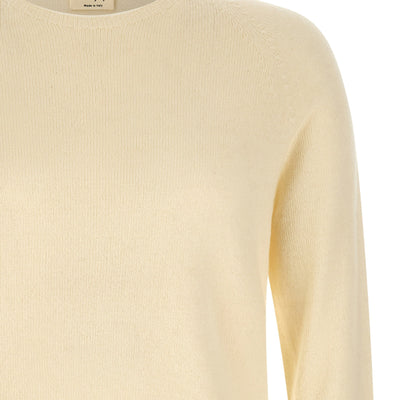 Ma'ry'ya Crew-neck Sweater With Slits