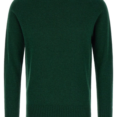 Ma'ry'ya Crew-neck Sweater With Slits