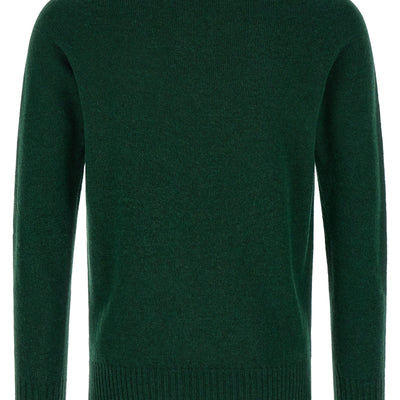 Ma'ry'ya Crew-neck Sweater With Slits