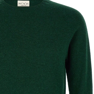 Ma'ry'ya Crew-neck Sweater With Slits