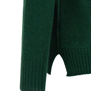 Ma'ry'ya Crew-neck Sweater With Slits