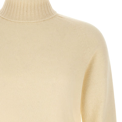 Ma'ry'ya High Neck Sweater With Slits