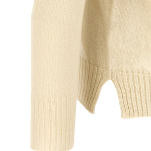 Ma'ry'ya High Neck Sweater With Slits