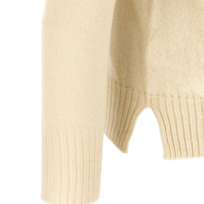 Ma'ry'ya High Neck Sweater With Slits