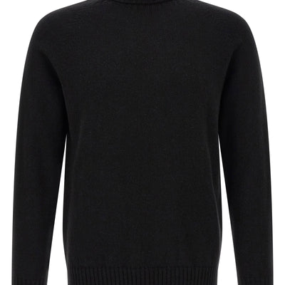 Ma'ry'ya High Neck Sweater With Slits